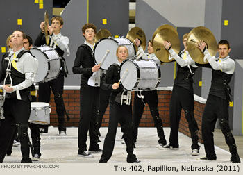 The 402 Papillion Nebraska 2011 WGI Mid-South Percussion Championships