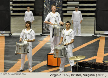 Virginia H.S. Bristol Virginia 2011 WGI Mid-South Percussion Championships