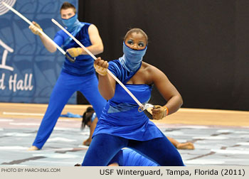 USF Winterguard 2011 WGI World Championships Photo