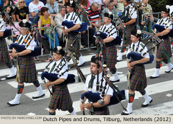 Dutch Pipes and Drums, Tilburg, Netherlands 2012 Bloemencorso Zundert Photo