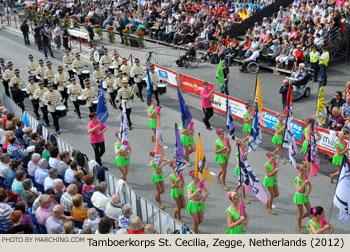 Tamboerkorps St. Cecilia, Zegge, Netherlands 2012 Bloemencorso Zundert Photo