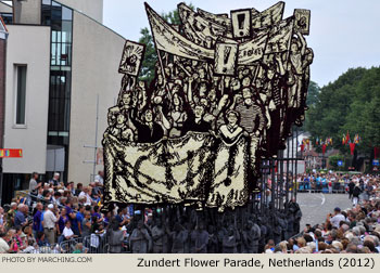 Protest 2012 Bloemencorso Zundert Photo