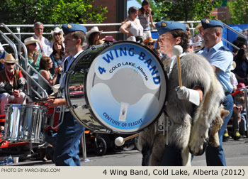 4 Wing Band Cold Lake 2012 Calgary Stampede Parade Photo