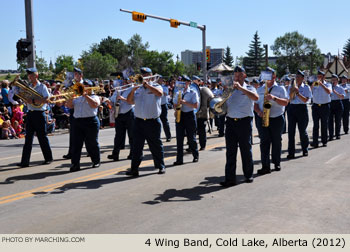 4 Wing Band Cold Lake 2012 Calgary Stampede Parade Photo