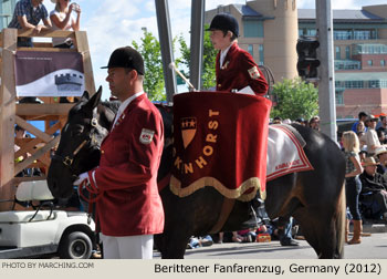 Berittener Fanfarenzug Freckenhorst e.V. 2012 Calgary Stampede Parade Photo