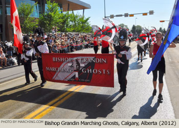 Bishop Grandin Marching Ghosts 2012 Calgary Stampede Parade Photo