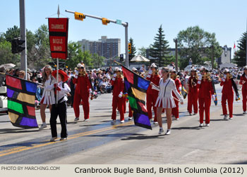 Cranbrook Girls Bugle Band 2012 Calgary Stampede Parade Photo