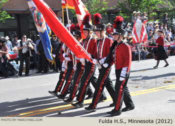 Fulda H.S. Band 2012 Calgary Stampede Parade Photo