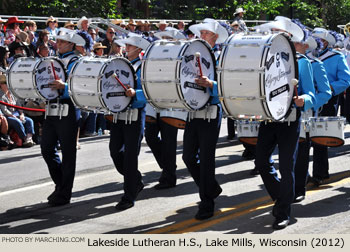 Lakeside Lutheran H.S. Band 2012 Calgary Stampede Parade Photo