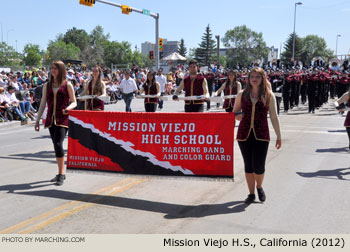 Mission Viejo H.S. 2012 Calgary Stampede Parade Photo