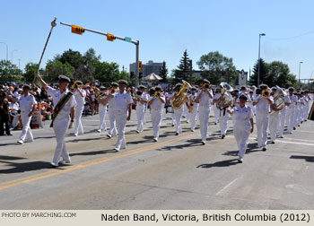 Naden Band of Maritime Forces Marching Band 2012 Calgary Stampede Parade Photo