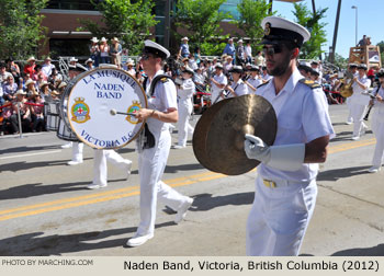 Naden Band of Maritime Forces Marching Band 2012 Calgary Stampede Parade Photo