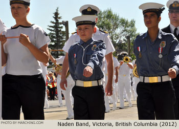 Naden Band of Maritime Forces Marching Band 2012 Calgary Stampede Parade Photo