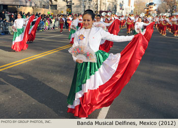 Banda Musical Delfines Veracruz Mexico 2012 Macy's Thanksgiving Day Parade Photo