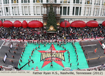 Father Ryan H.S. Marching Band Nashville Tennessee 2012 Macy's Thanksgiving Day Parade Photo