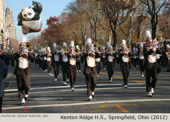 Kenton Ridge H.S. Marching Band Springfield Ohio 2012 Macy's Thanksgiving Day Parade Photo