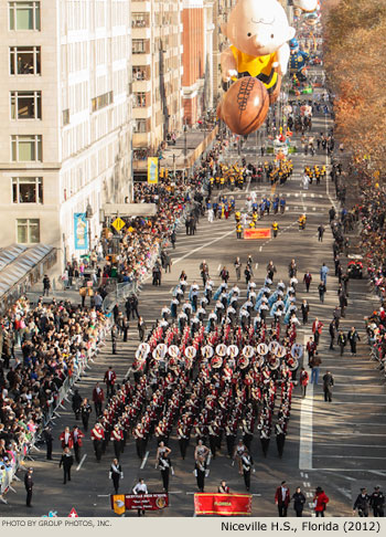 Niceville H.S. Marching Band Florida 2012 Macy's Thanksgiving Day Parade Photo