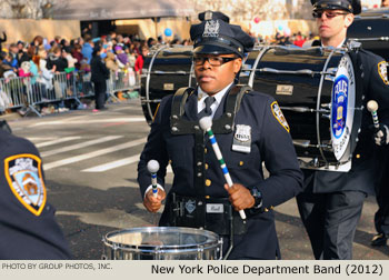 New York Police Department Band 2012 Macy's Thanksgiving Day Parade Photo