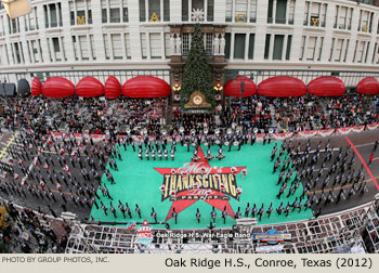 Oak Ridge H.S. Marching Band Conroe Texas 2012 Macy's Thanksgiving Day Parade Photo