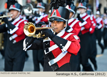 Saratoga H.S. Marching Band California 2012 Macy's Thanksgiving Day Parade Photo