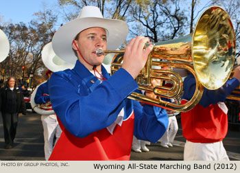 Wyoming All-State Marching Band 2012 Macy's Thanksgiving Day Parade Photo