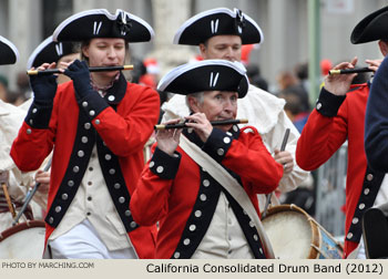 California Consolidated Drum Band 2012 Oakland Holiday Parade Photo