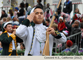 Concord High School Marching Band 2012 Oakland Holiday Parade Photo