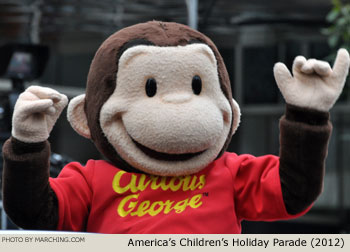 Curious George 2012 Oakland Holiday Parade Photo