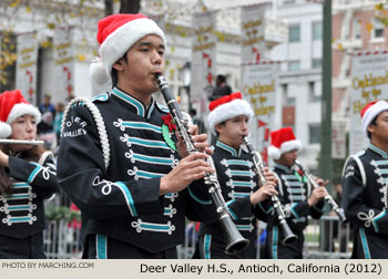 Deer Valley Wolverine High School Marching Band 2012 Oakland Holiday Parade Photo