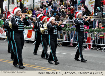 Deer Valley Wolverine High School Marching Band 2012 Oakland Holiday Parade Photo