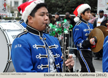 Encinal High School Band 2012 Oakland Holiday Parade Photo