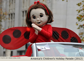 Ladybug Girl 2012 Oakland Holiday Parade Photo