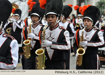 Pittsburg High School Band 2012 Oakland Holiday Parade Photo