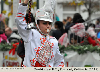 Washington High School Marching Band 2012 Oakland Holiday Parade Photo