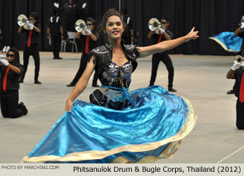 Phitsanulok Drum & Bugle Corps 2012 WAMSB World Championships Photo