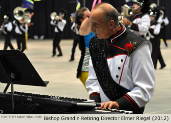 Retiring Bishop Grandin Director Elmer Riegel 2012 WAMSB World Championships Photo