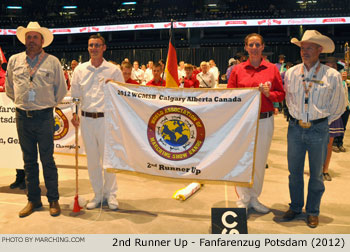 2nd Runner Up Fanfarenzug Potsdam Germany 2012 WAMSB World Championships Photo