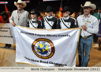 World Champion Calgary Stampede Showband 2012 WAMSB World Championships Photo