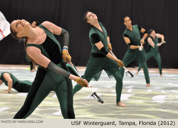 USF Winterguard 2012 WGI World Championships Photo