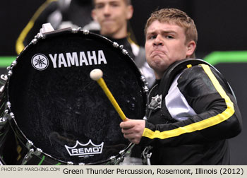 Green Thunder Percussion 2012 WGI World Championships Photo