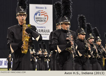 Avon Indiana High School Marching Band 2013