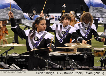 Cedar Ridge High School Marching Band 2013