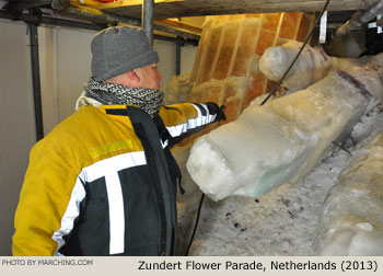 Ice float preparation 2013 Bloemencorso Zundert Photo