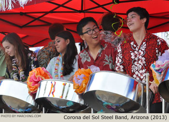 Corona del Sol High School Steel Band 2013/2014 Fiesta Bowl Parade