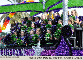 Dance float 2013/2014 Fiesta Bowl Parade