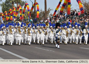 Notre Dame High School Marching Band 2013/2014 Fiesta Bowl Parade