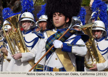 Notre Dame High School Marching Band 2013/2014 Fiesta Bowl Parade