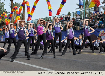 Opening production dancers 2013/2014 Fiesta Bowl Parade