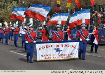 Revere High School Marching Band 2013/2014 Fiesta Bowl Parade