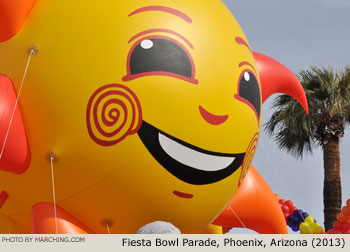 Spirit mascot balloon 2013/2014 Fiesta Bowl Parade